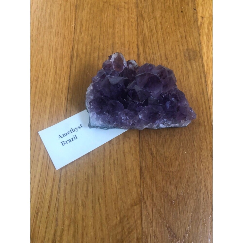 Sparkling amethyst crystal from Brazil